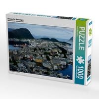 Produktbild: CALVENDO Puzzle Alesund in Norwegen | 1000 Teile Lege-Gr&ouml;&szlig;e 64x48cm Foto-Puzzle f&uuml;r gl&uuml;ckliche Stunden