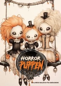 Produktbild: Horror Puppen Halloween Malbuch f&uuml;r Ewachsene