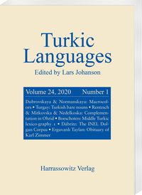 Produktbild: Turkic Languages 24 (2020) 1