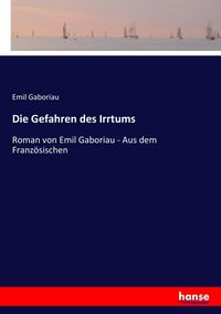 Produktbild: Die Gefahren des Irrtums