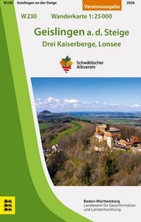 Produktbild: W230 Geislingen a. d. Steige - Drei Kaiserberge, Lonsee