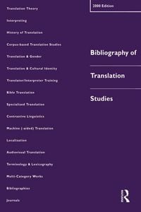 Produktbild: Bibliography of Translation Studies