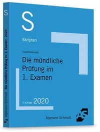 Produktbild: Skript Die m&uuml;ndliche Pr&uuml;fung im 1. Examen