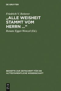 Produktbild: "Alle Weisheit stammt vom Herrn ..."