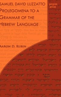 Produktbild: Samuel David Luzzatto, Prolegomena to a Grammar of the Hebrew Language