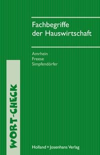 Produktbild: Fachbegriffe der Hauswirtschaft