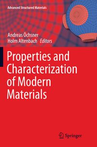 Produktbild: Properties and Characterization of Modern Materials