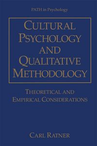 Produktbild: Cultural Psychology and Qualitative Methodology