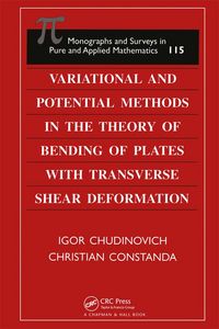 Produktbild: Variational and Potential Methods in the Theory of Bending of Plates with Transverse Shear Deformation