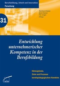 Produktbild: Entwicklung unternehmerischer Kompetenz in der Berufsbildung