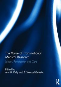 Produktbild: The Value of Transnational Medical Research