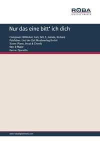 Produktbild: Nur das eine bitt' ich dich