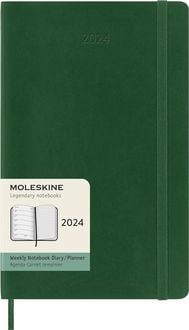 Bild vom Artikel Moleskine 12 Monate Wochen Notizkalender 2024 A5 Kt Grün vom Autor 