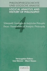 Produktbild: Schwerpunkt: Grundlagen der Analytischen Philosophie / Focus: Foundations of Analytic Philosophy