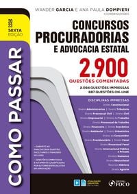 Produktbild: Como Passar em Concursos de Procuradorias e Advocacia Estatal