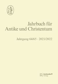 Produktbild: Jahrbuch f&uuml;r Antike und Christentum Jahrgang 64/65 2021/2022