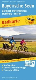 Produktbild: Publicpress Radkarte Bayerische Seen 1:100.000