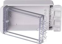 Produktbild: Bopla Bocube B 140806 PC-V0-G-7035 96023125 Outdoor-Geh&auml;use 80 x 151 x 60 Polycarbonat V0 Lichtgrau (RAL 7035) 1 St.