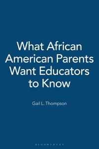 Produktbild: What African American Parents Want Educators to Know