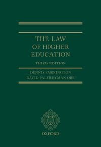 Produktbild: The Law of Higher Education