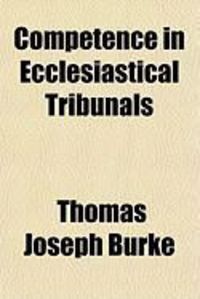 Produktbild: Competence in Ecclesiastical Tribunals