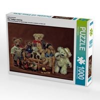 Produktbild: CALVENDO Puzzle Ein Motiv aus dem Kalender Die Teddys sind los | 1000 Teile Lege-Gr&ouml;&szlig;e 64x48cm Foto-Puzzle f&uuml;r gl&uuml;ckliche Stunden