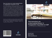 Produktbild: Genreanalyse van onderzoeksartikelen in Toegepaste Lingu&iuml;stiek en ESP
