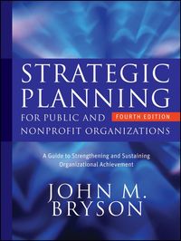 Bild vom Artikel Strategic Planning for Public and Nonprofit Organizations vom Autor John M. Bryson