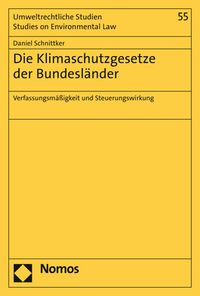 Produktbild: Die Klimaschutzgesetze der Bundesl&auml;nder
