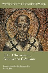 Produktbild: John Chrysostom, Homilies on Colossians