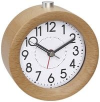Produktbild: TFA Dostmann 60.1039.05 Quarz Wecker Buche Alarmzeiten 1