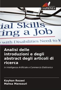 Produktbild: Analisi delle introduzioni e degli abstract degli articoli di ricerca