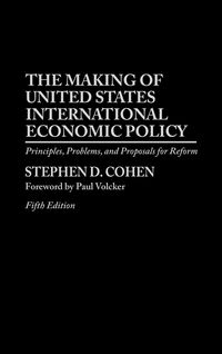 Produktbild: The Making of United States International Economic Policy