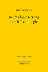 Produktbild: Beaucamp, S: Rechtsdurchsetzung durch Technologie
