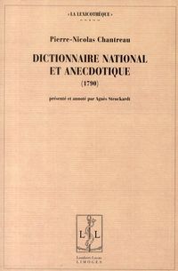 Produktbild: Dictionnaire National et Anecdotique (1790)