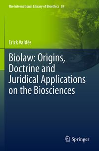 Produktbild: Biolaw: Origins, Doctrine and Juridical Applications on the Biosciences