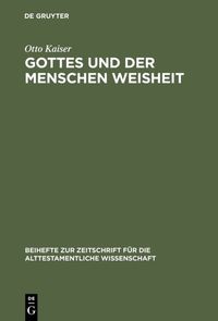Produktbild: Gottes und der Menschen Weisheit