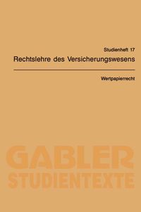 Produktbild: Wertpapierrecht