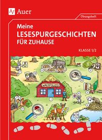 Produktbild: Meine Lesespurgeschichten f&uuml;r Zuhause - Klasse 1/2