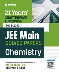 Produktbild: 21Years Chapterwise Topicwise (2022-2002) JEE Main Solved Papers Chemistry