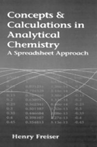Produktbild: Concepts & Calculations in Analytical Chemistry, Featuring the Use of Excel