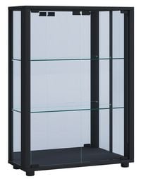 Produktbild: Glas Stand Vitrine Sammelvitrine Sintalo Spiegel