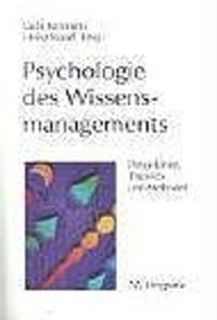 Produktbild: Psychologie des Wissensmanagements