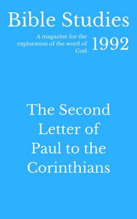 Produktbild: Bible Studies 1992 - The Second Letter of Paul to the Corinthians