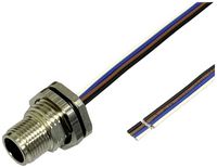 Produktbild: BKL Electronic 2703005 Sensor/Aktor Einbaustecker M12 0.5m Polzahl Sensoren: 4.5 1St.