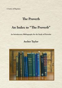 Produktbild: The Proverb and An Index to "The Proverb"
