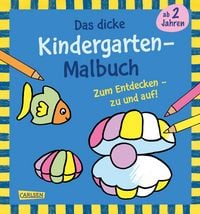 Produktbild: Ausmalbilder f&uuml;r Kita-Kinder: Das dicke Kindergarten Malbuch zum Entdecken