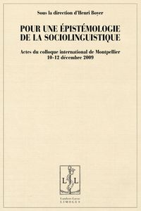 Produktbild: Pour une Epistemologe de la Sociolinguistique; Actes du Colloque