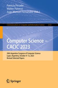 Produktbild: Computer Science &ndash; CACIC 2023