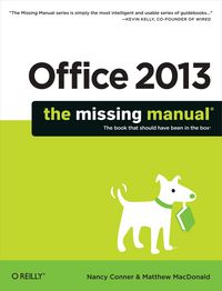 Produktbild: Office 2013: The Missing Manual
